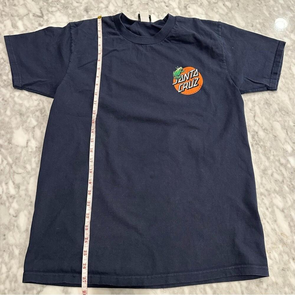 Santa Cruz Skate T-Shirt Frog Graphic Orange Logo Men’s M Graphic Tee
